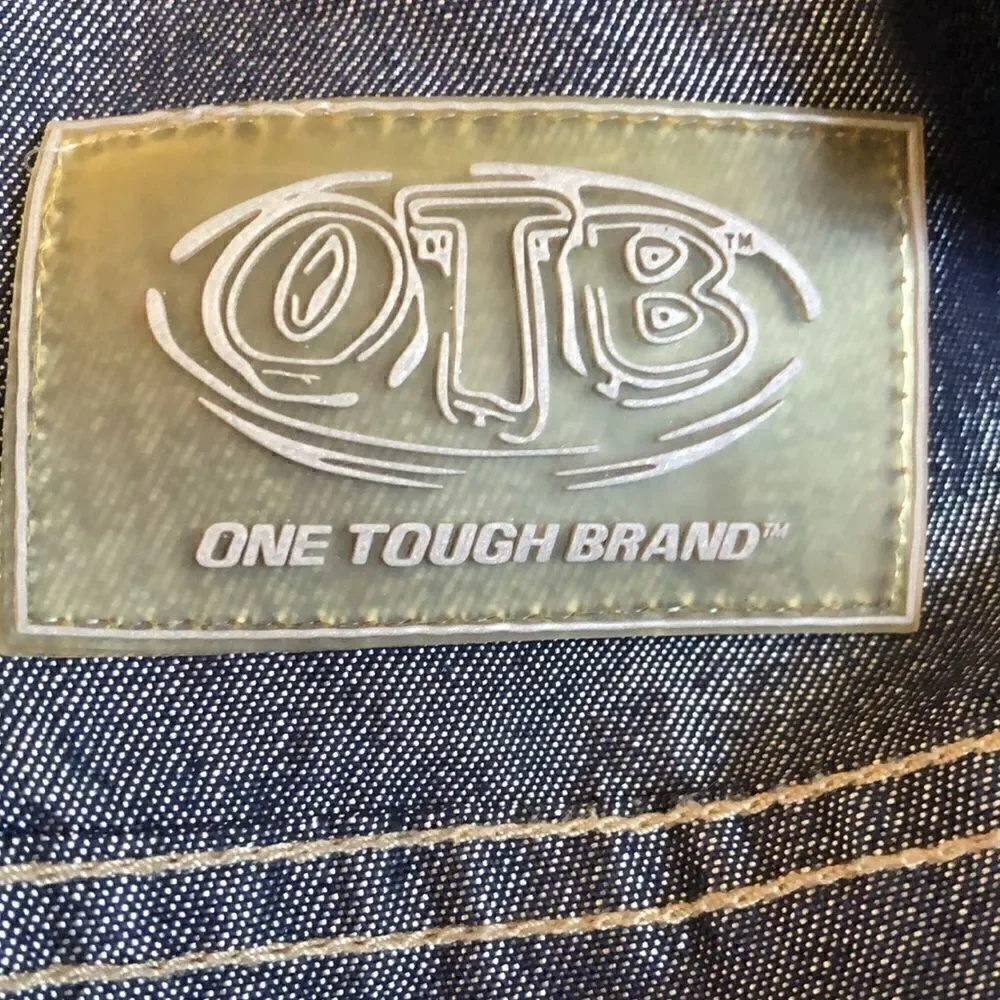 One Tough Brand denim jean jacket - Picture 3 of 6